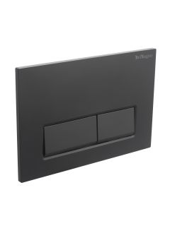 Кнопка смыва BelBagno BB-15R-NERO.M, черный матовый